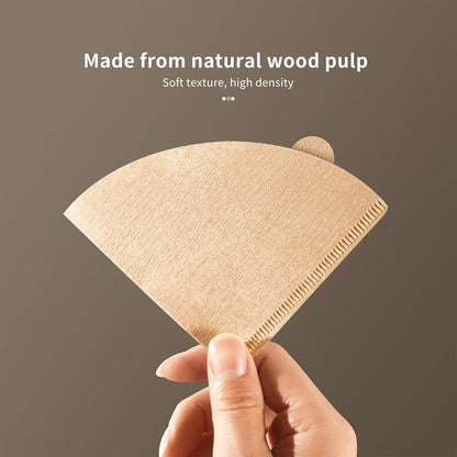100PCS Coffee Filter Paper Drip Cone Funnel Handmade Filters for Coffee Machine - V02-100PCS V528-FILTER-PAPER-V02-100PCS-204814