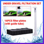 Aquarium Undergravel Filtration System 16pcs Set Underwater Fish Tank Filter Kit V528-FILTER-PLATE-16PCS-692626