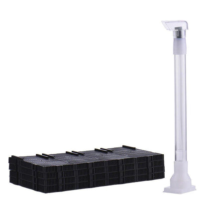 Aquarium Undergravel Filtration System 16pcs Set Underwater Fish Tank Filter Kit V528-FILTER-PLATE-16PCS-692626
