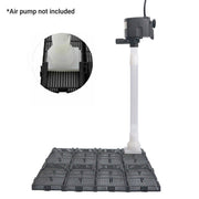 Aquarium Undergravel Filtration System 16pcs Set Underwater Fish Tank Filter Kit V528-FILTER-PLATE-16PCS-692626