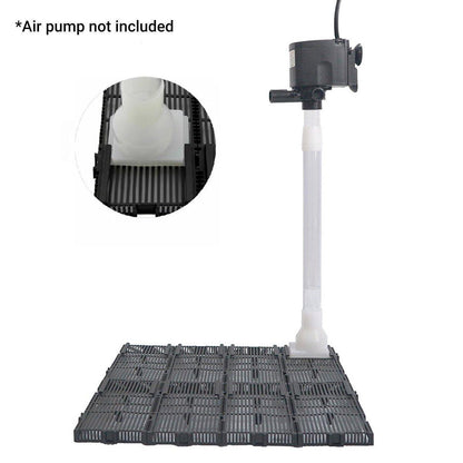 Aquarium Undergravel Filtration System 16pcs Set Underwater Fish Tank Filter Kit V528-FILTER-PLATE-16PCS-692626