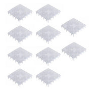 Fish Tank Aquarium Under Gravel Filter System Safe Filtration Plate Board Kit - Black-10PCS V528-FILTER-PLATE-HSJK-10PCS-794433