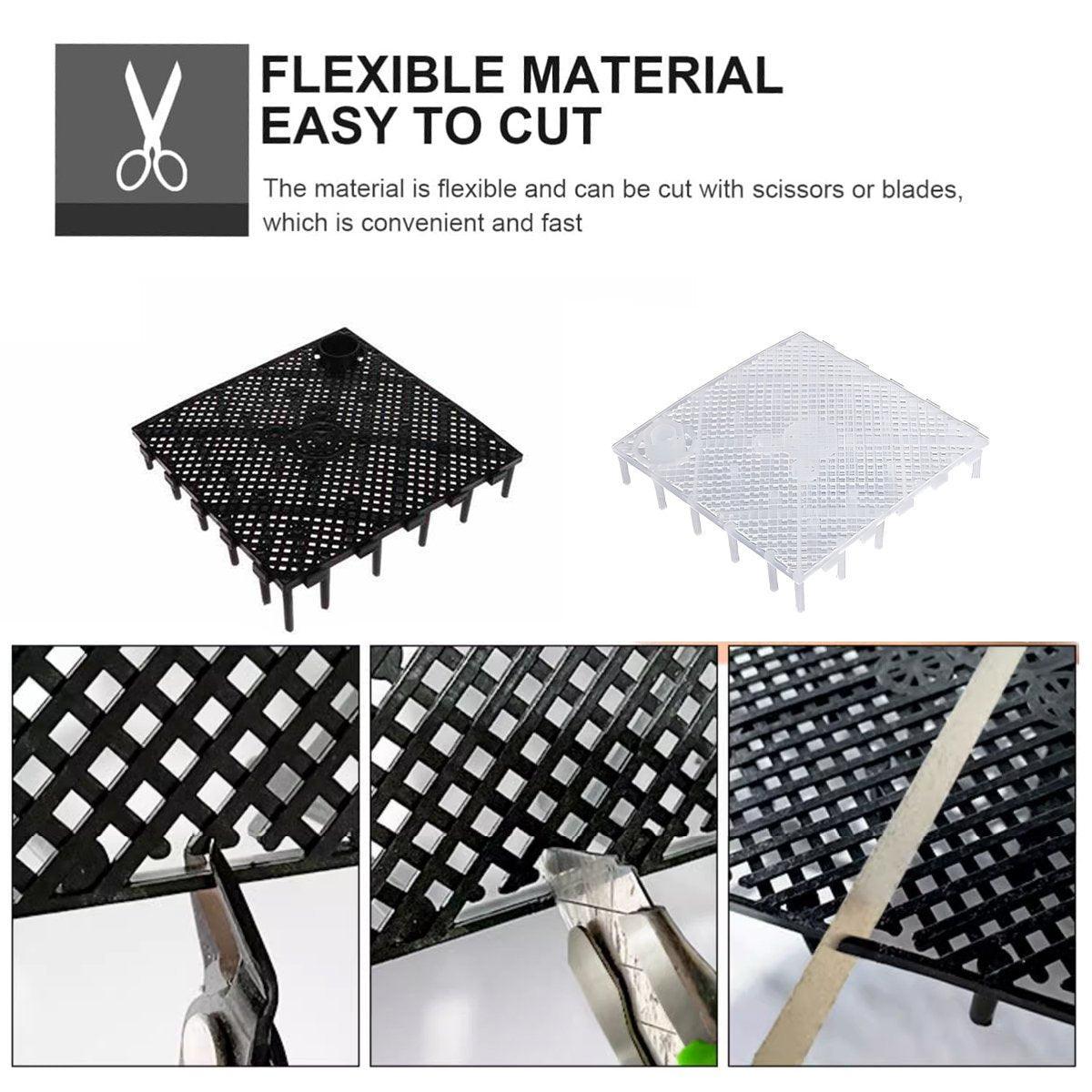 Fish Tank Aquarium Under Gravel Filter System Safe Filtration Plate Board Kit - Clear-10PCS V528-FILTER-PLATE-TMJK-10PCS-127193