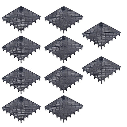 Fish Tank Aquarium Under Gravel Filter System Safe Filtration Plate Board Kit - Clear-10PCS V528-FILTER-PLATE-TMJK-10PCS-127193