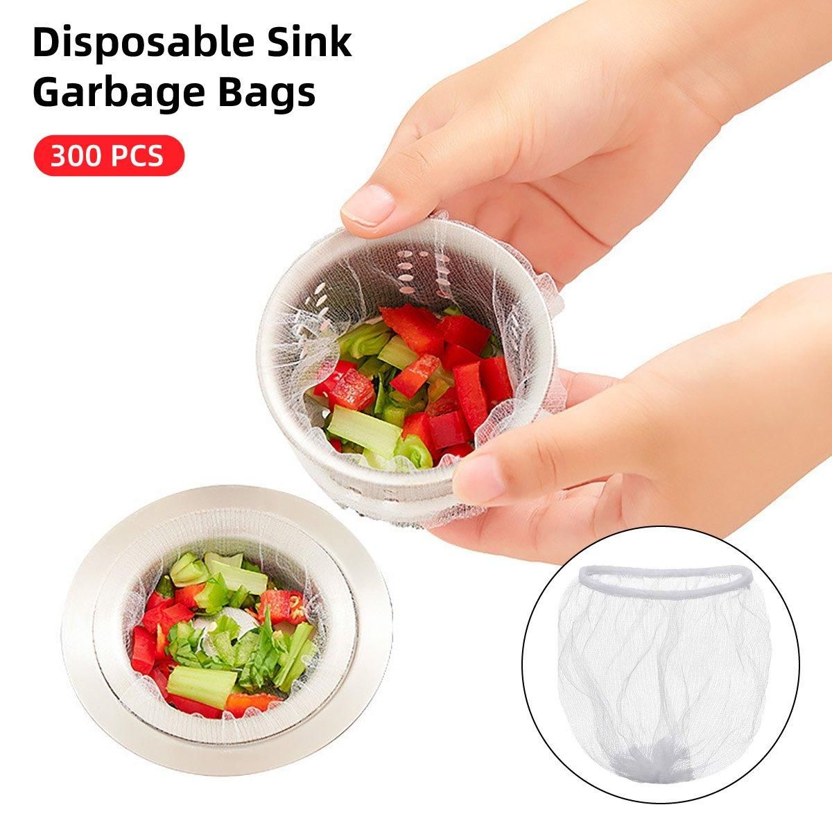 300pcs Disposable Kitchen Sink Strainer Anti Clogging Sewer Mesh Pocket Filter V528-FILTER-SCREEN-300PCS-764584