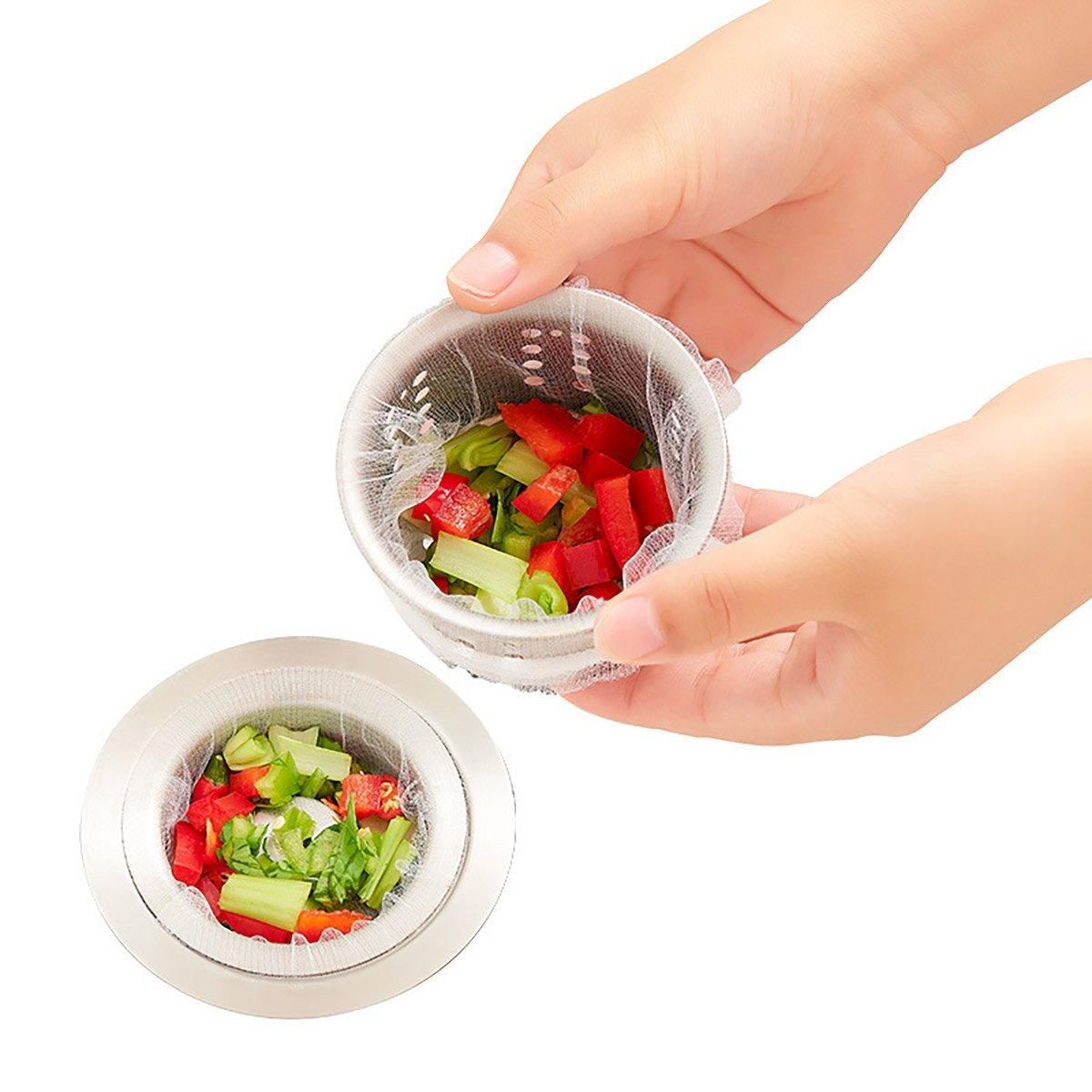 300pcs Disposable Kitchen Sink Strainer Anti Clogging Sewer Mesh Pocket Filter V528-FILTER-SCREEN-300PCS-764584