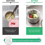 300pcs Disposable Kitchen Sink Strainer Anti Clogging Sewer Mesh Pocket Filter V528-FILTER-SCREEN-300PCS-764584