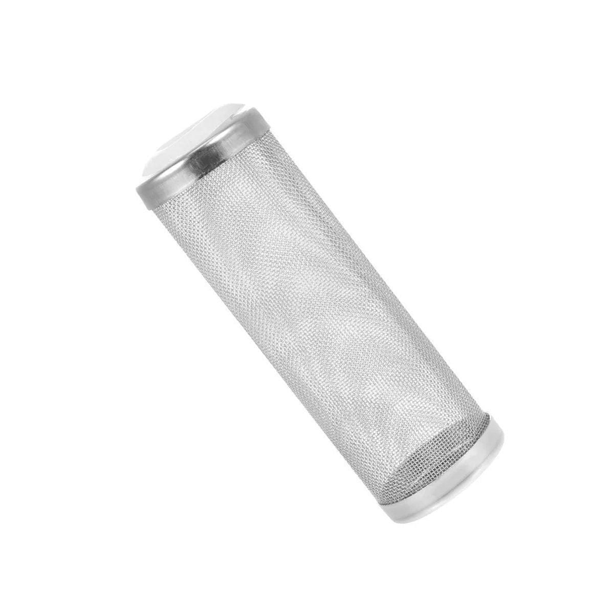 4x Stainless Steel Shrimp Filter Guard Aquarium Intake Protector Fish Safe Mesh - Black-4PCS (16mm)