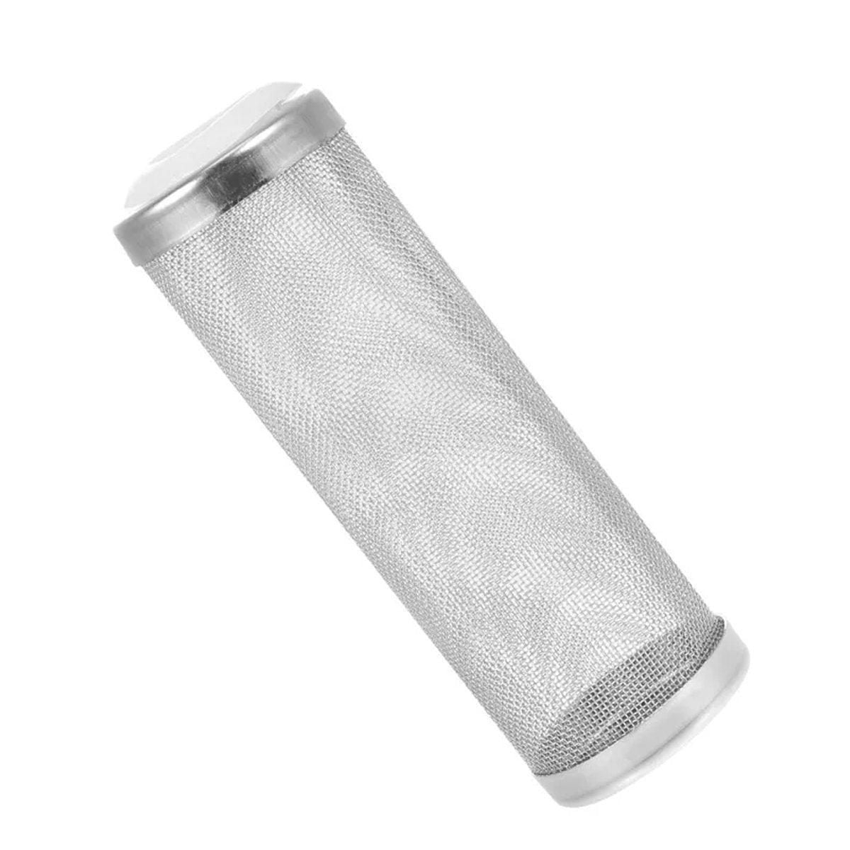 4x Stainless Steel Shrimp Filter Guard Aquarium Intake Protector Fish Safe Mesh - Black-4PCS (12mm)