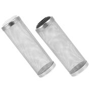 4x Stainless Steel Shrimp Filter Guard Aquarium Intake Protector Fish Safe Mesh - White-4PCS (12mm) V528-FILTER-SLEEVE-W-S-4PCS-808541