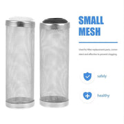 4x Stainless Steel Shrimp Filter Guard Aquarium Intake Protector Fish Safe Mesh - White-4PCS (12mm) V528-FILTER-SLEEVE-W-S-4PCS-808541