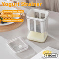Yoghurt Strainer Filter 1100ml Plastic Container for Draining Yogurt Cheese V528-FILTER-WHITE-247209
