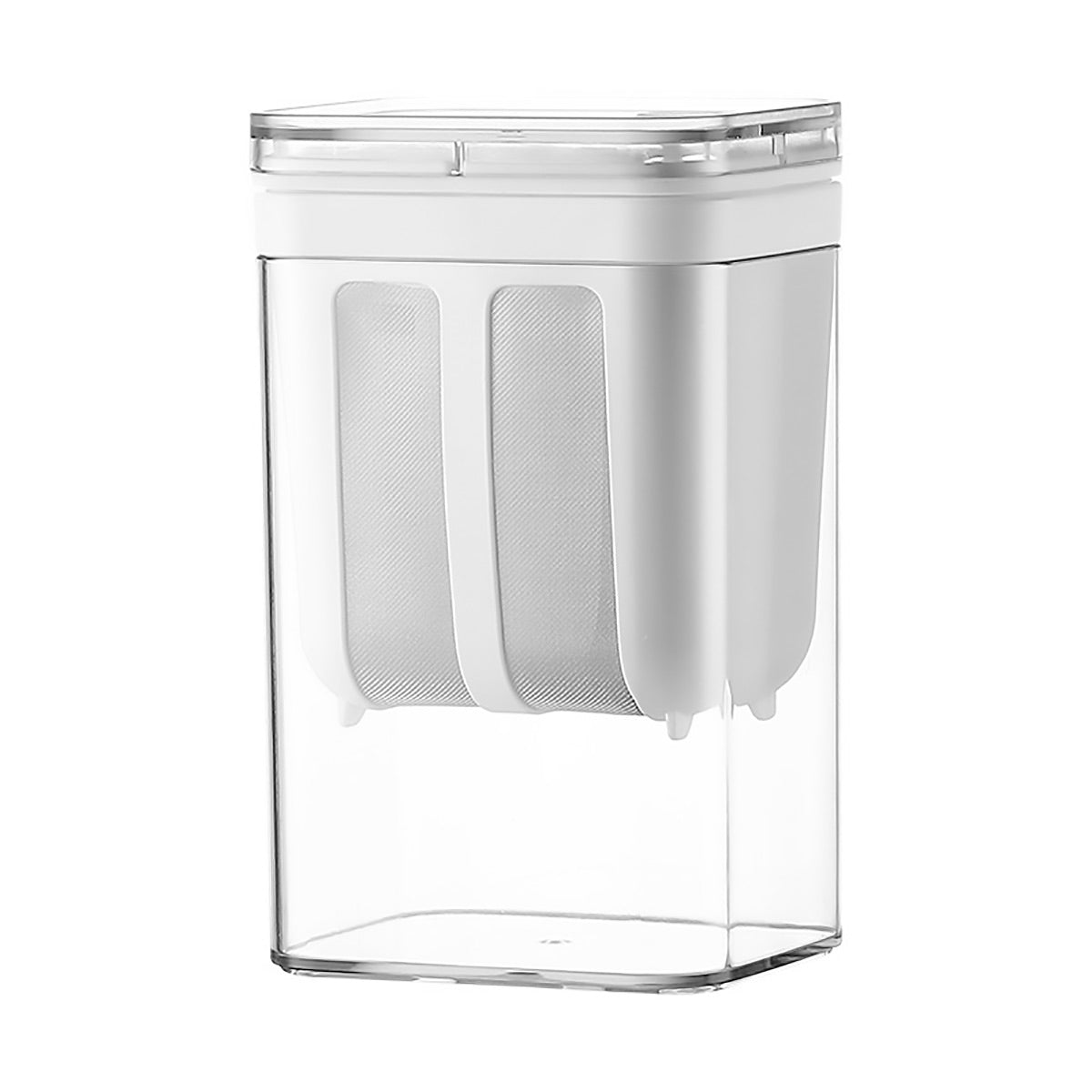 Yoghurt Strainer Filter 1100ml Plastic Container for Draining Yogurt Cheese V528-FILTER-WHITE-247209