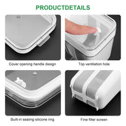 Yoghurt Strainer Filter 1100ml Plastic Container for Draining Yogurt Cheese V528-FILTER-WHITE-247209