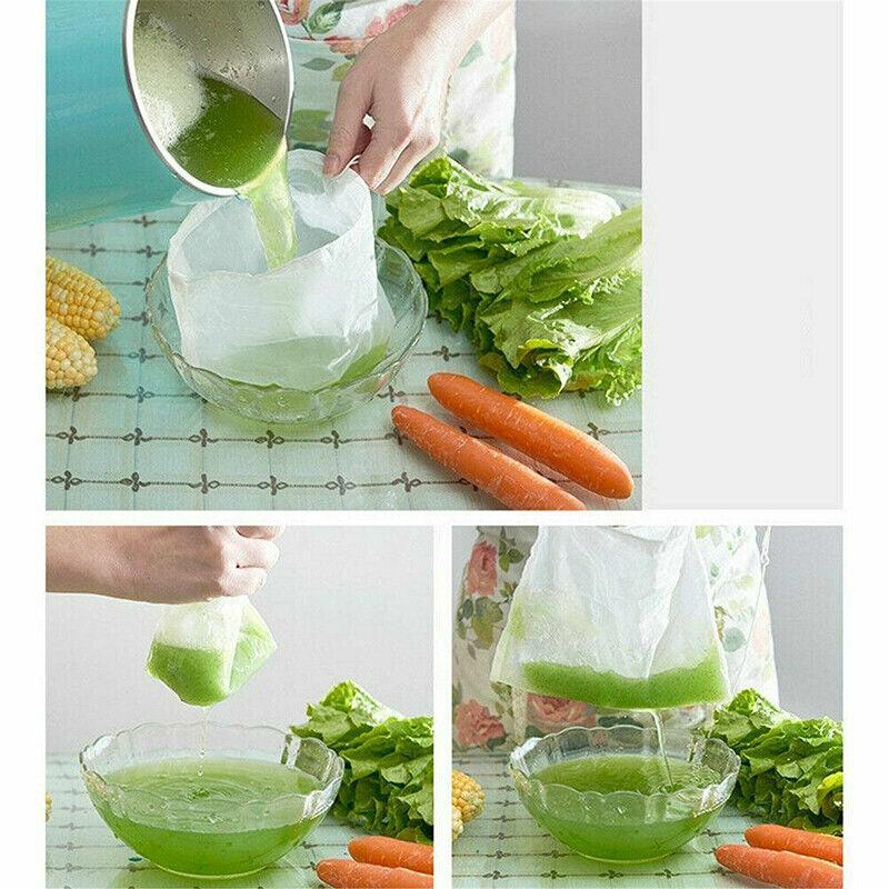 Micron Reusable Nylon Fine Mesh Food Strainer Filter Bag For Nut Milk Coffee - 45*60CM V528-FILTERBAG-45-60CM-5PCS-53587