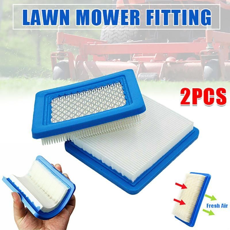 2Pcs Air Filter 399959 Replaces Lawn Mower For Briggs & Stratton 491588 491588S V528-FILTERELEMENT-2PCS-86121