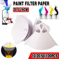 Up to 100PCS Micron Paint Paper Strainers Sieve Filter Nylon Mesh Net Funnel - 10PCS V528-FILTERPAPER-10PCS-43237