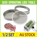 Metal Mesh Screen Sprouting Strainer Lid Filter Cover For Wide Mouth Mason Jar - 1SET V528-FILTERS-1PCS-6451412
