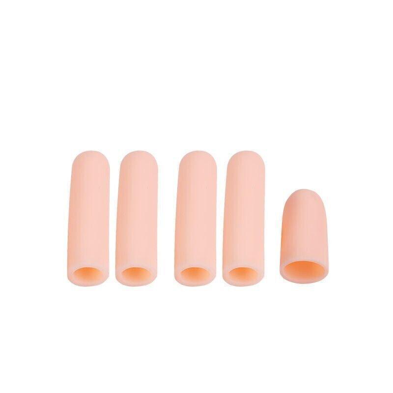 5Pcs Silicone Finger Protector Finger Caps Tube Anti-Slip Finger Cover Au Stock V528-FINGERPROTECTORS-5PCS-544241
