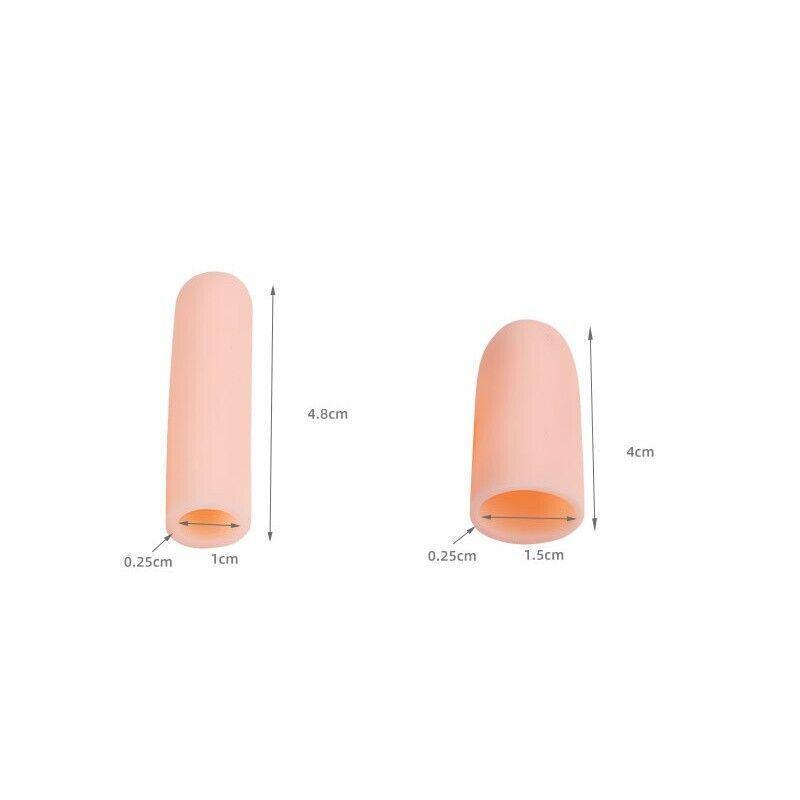 5Pcs Silicone Finger Protector Finger Caps Tube Anti-Slip Finger Cover Au Stock V528-FINGERPROTECTORS-5PCS-544241