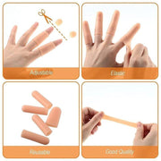 5Pcs Silicone Finger Protector Finger Caps Tube Anti-Slip Finger Cover Au Stock V528-FINGERPROTECTORS-5PCS-544241