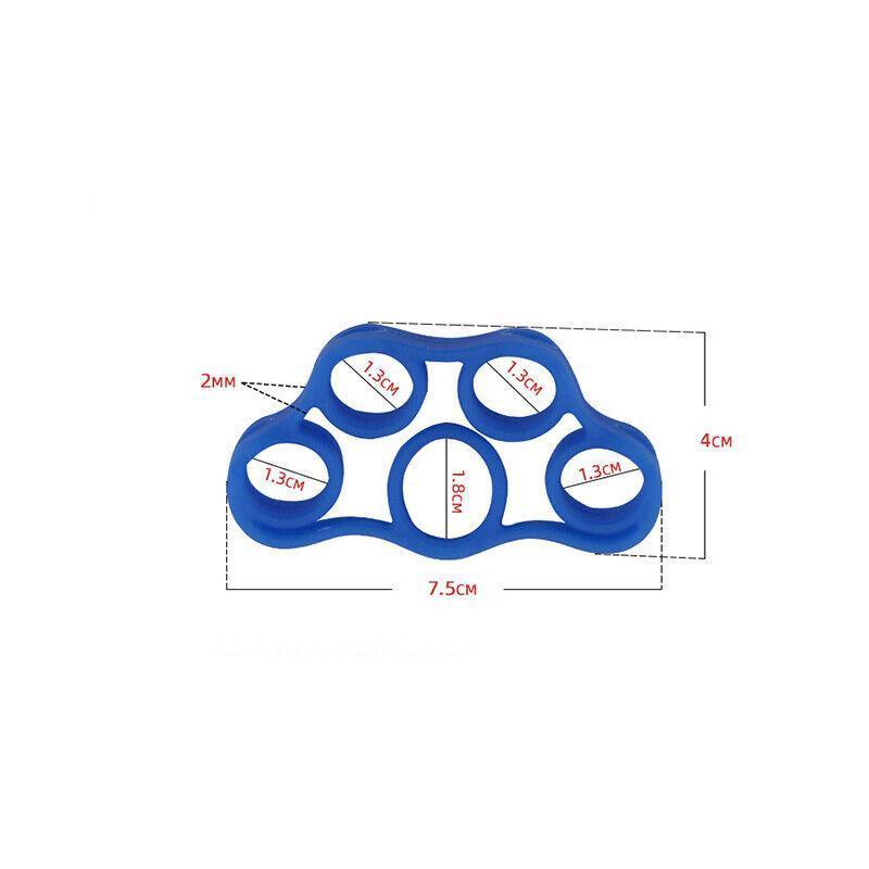 3 Pack Silicone Finger Stretcher Resistance Bands For Hand Grip Exercise And Fitness V528-FINGERSTRETCHER-3PCS-852301