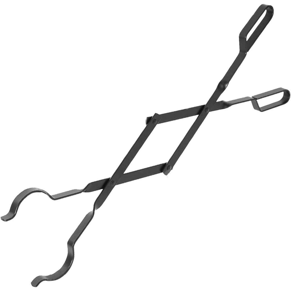 Folding Fireplace Tongs Grip Fire Pit Pliers Outdoor Indoor Fire Tools Durable V528-FIREPLACE-TONGS-FOLDING-219083