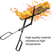 Folding Fireplace Tongs Grip Fire Pit Pliers Outdoor Indoor Fire Tools Durable V528-FIREPLACE-TONGS-FOLDING-219083