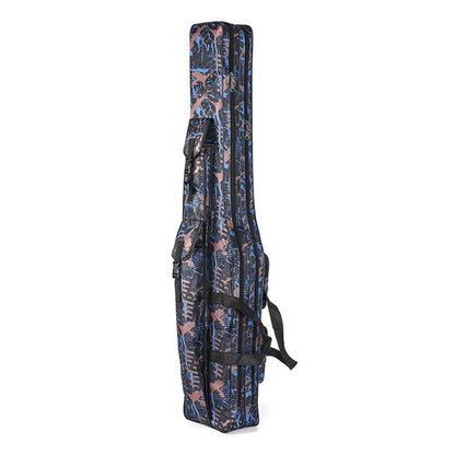 130cm Big Belly Fishing Tackle Bag Rod Storage Carry Case Outdoor Fishing Bag - Black V528-FISH-GEAR-BAG-BLACK-885918