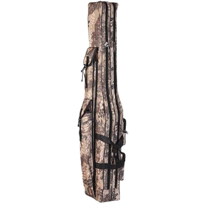 130cm Big Belly Fishing Tackle Bag Rod Storage Carry Case Outdoor Fishing Bag - Deep blue camouflage V528-FISH-GEAR-BAG-BLUECP-797989