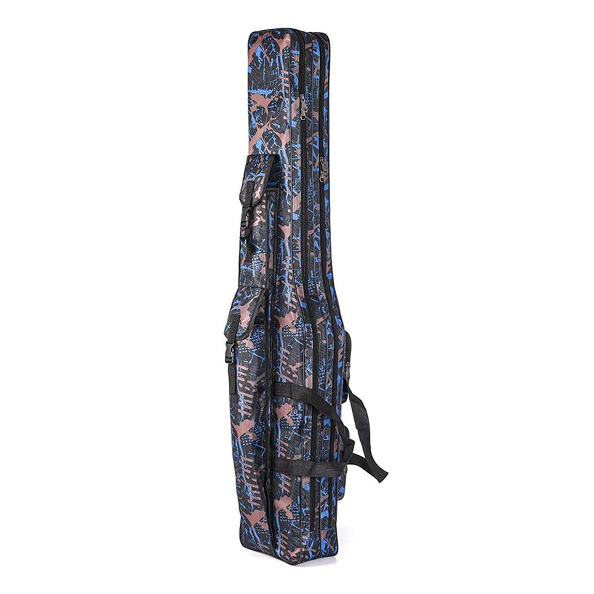 130cm Big Belly Fishing Tackle Bag Rod Storage Carry Case Outdoor Fishing Bag - Light blue camouflage V528-FISH-GEAR-BAG-BU-DIGITAL-CP-201210