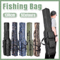130cm Big Belly Fishing Tackle Bag Rod Storage Carry Case Outdoor Fishing Bag - Snake skin camouflage V528-FISH-GEAR-BAG-SNAKE-CP-176775