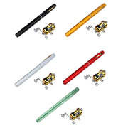 Mini Pen Fishing Rod Pocket Size Portable Telescopic Travel Fishing Pole Tool - Silver V528-FISH-ROD-PEN-SIL-400412