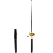 Mini Pen Fishing Rod Pocket Size Portable Telescopic Travel Fishing Pole Tool - Silver V528-FISH-ROD-PEN-SIL-400412