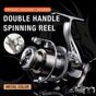 Double Handle Fishing Reel High-Speed Spinning Reel for Freshwater Saltwater - SW2500S V528-FISH-SW2500S-941305