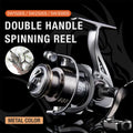 Double Handle Fishing Reel High-Speed Spinning Reel for Freshwater Saltwater - SW3000S V528-FISH-SW3000S-885821