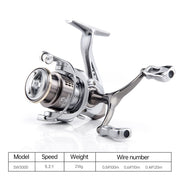 Double Handle Fishing Reel High-Speed Spinning Reel for Freshwater Saltwater - SW3000S V528-FISH-SW3000S-885821