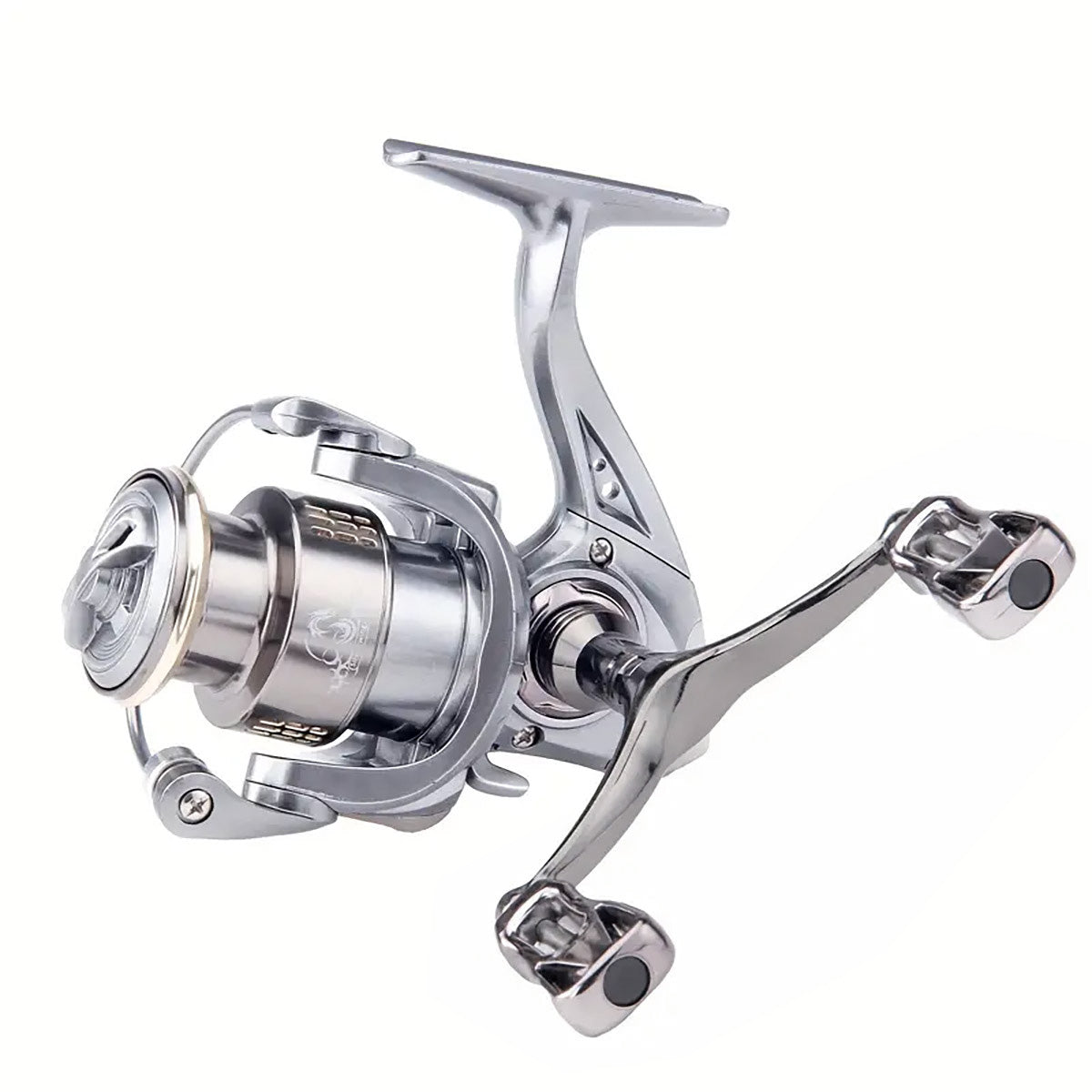 Double Handle Fishing Reel High-Speed Spinning Reel for Freshwater Saltwater - SW3000S V528-FISH-SW3000S-885821