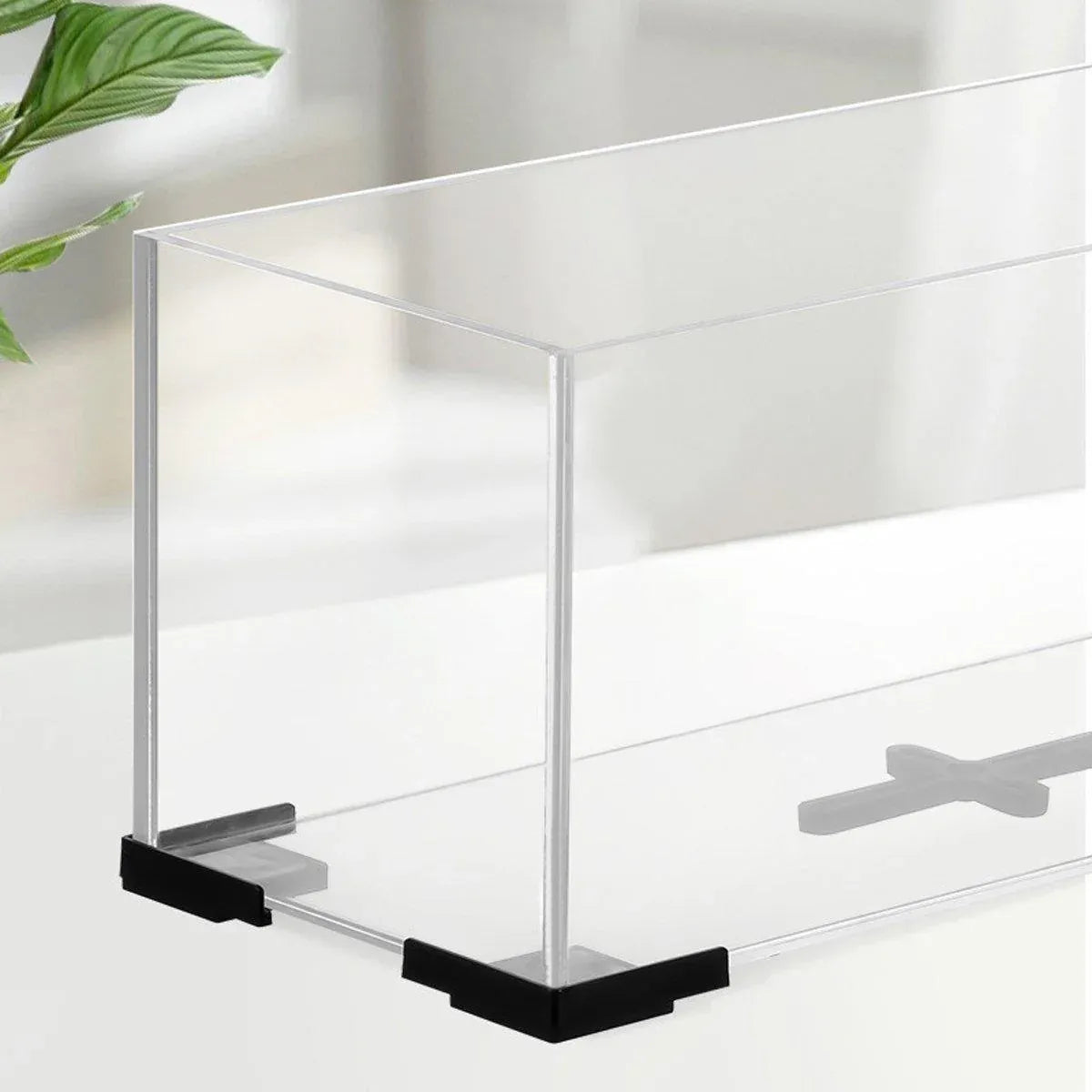 5pcs Plastic Fish Tank Base Bracket Corner Guard Stand Holder for Aquarium Tanks - Black-S V528-FISH-TANK-BASE-BLACK-S-743937