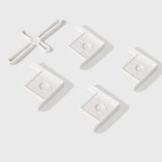 5pcs Plastic Fish Tank Base Bracket Corner Guard Stand Holder for Aquarium Tanks - Black-S V528-FISH-TANK-BASE-BLACK-S-743937