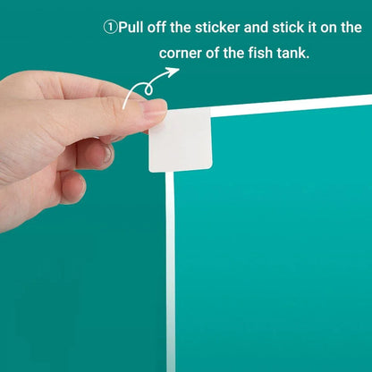 5pcs Plastic Fish Tank Base Bracket Corner Guard Stand Holder for Aquarium Tanks - White-S V528-FISH-TANK-BASE-WHITE-S-670834
