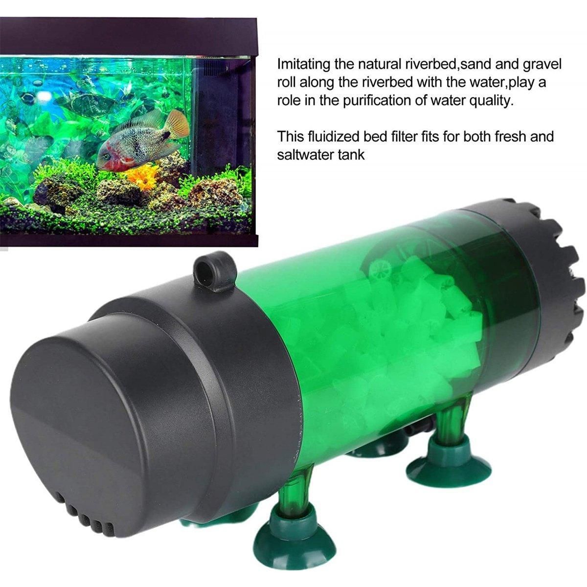 Fluidiz Bed Aquarium Fish Tank Internal Filter Oxygenation Pump for Clear Water - LH300 V528-FISH-TANK-FILTER-LH300-831531