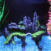 Aquarium Decoration Rock Cave Stone Ornament Fish Tank Mountain View Decor V528-FISH-TANK-ROCKERY-GS1615-467658