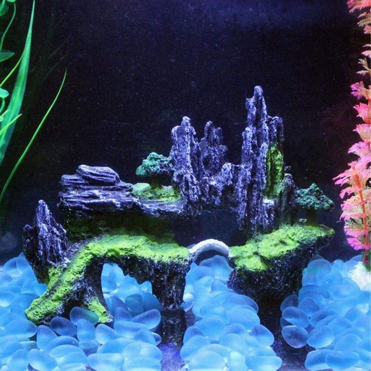 Aquarium Decoration Rock Cave Stone Ornament Fish Tank Mountain View Decor V528-FISH-TANK-ROCKERY-GS1615-467658
