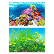 Aquarium Background Fish Tank Wallpaper Double Sided Decoration Sticker Paper - H-40cmx62cm V528-FISH-TANK-STICKER-H-40-62-466015