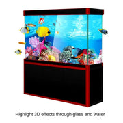 Aquarium Background Fish Tank Wallpaper Double Sided Decoration Sticker Paper - H-50cmx82cm V528-FISH-TANK-STICKER-H-50-82-498755
