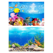 Aquarium Background Fish Tank Wallpaper Double Sided Decoration Sticker Paper - H-50cmx82cm V528-FISH-TANK-STICKER-H-50-82-498755