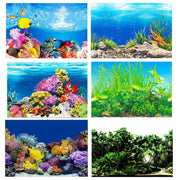 Aquarium Background Fish Tank Wallpaper Double Sided Decoration Sticker Paper - J-50cmx102cm V528-FISH-TANK-STICKER-J-50-102-505949