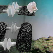 Aquarium Fish Resting Tunnel Hiding House for Betta Shrimp Small Fish Tank Decor - Black V528-FISH-TUNNEL-BLACK-836448
