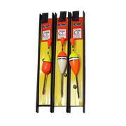 6Pcs Fishing Floats Set Fishing Bobber Hook Kits Straight Column Water Drop Type V528-FISHHOOK-6PCS-999685